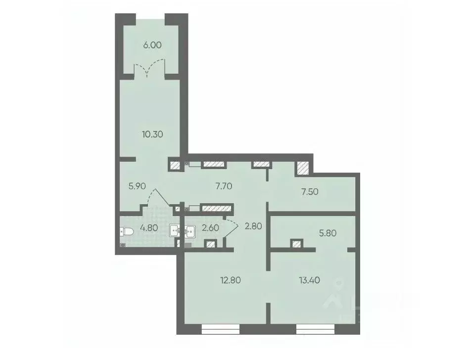 Помещение свободного назначения в Санкт-Петербург ул. Чарушинская, 8 ... - Фото 1