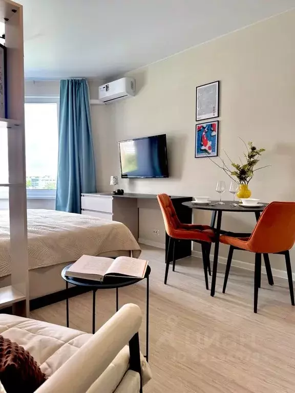 Студия Москва ул. Николая Старостина, 6 (25.0 м) - Фото 1