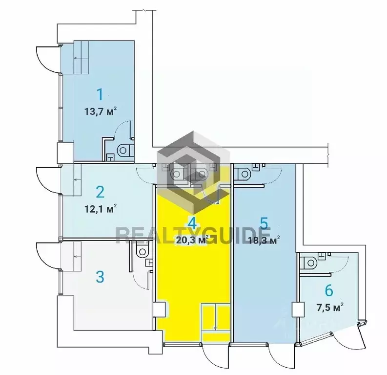 Помещение свободного назначения в Москва просп. Мира, 97 (20 м) - Фото 1