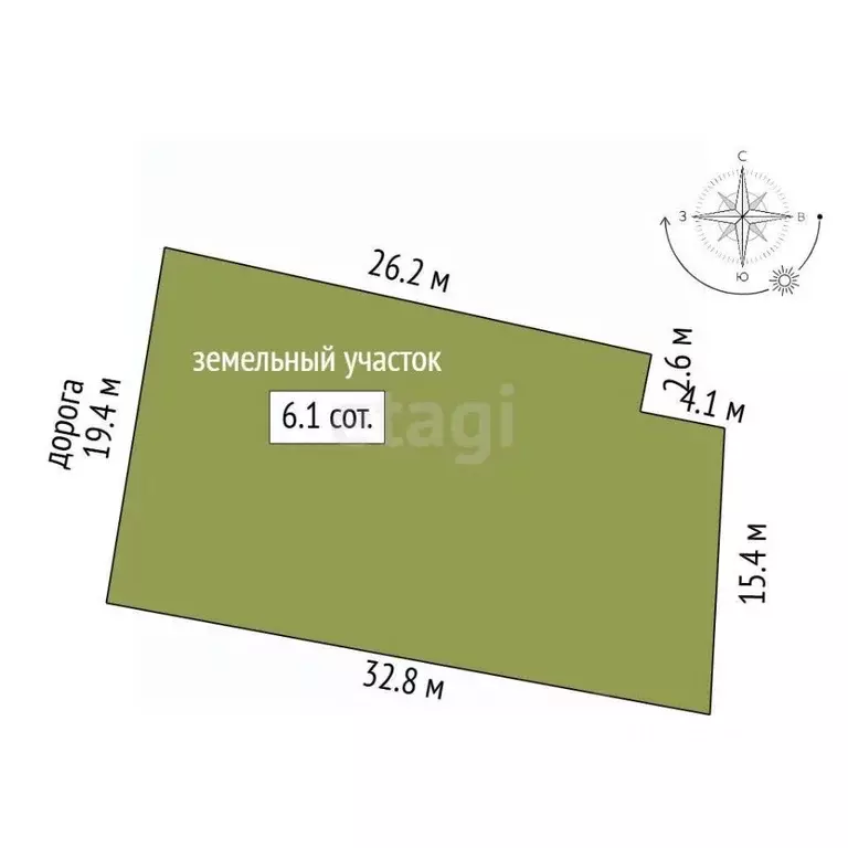 Участок в Ростовская область, Таганрог Конторская ул. (6.1 сот.) - Фото 2