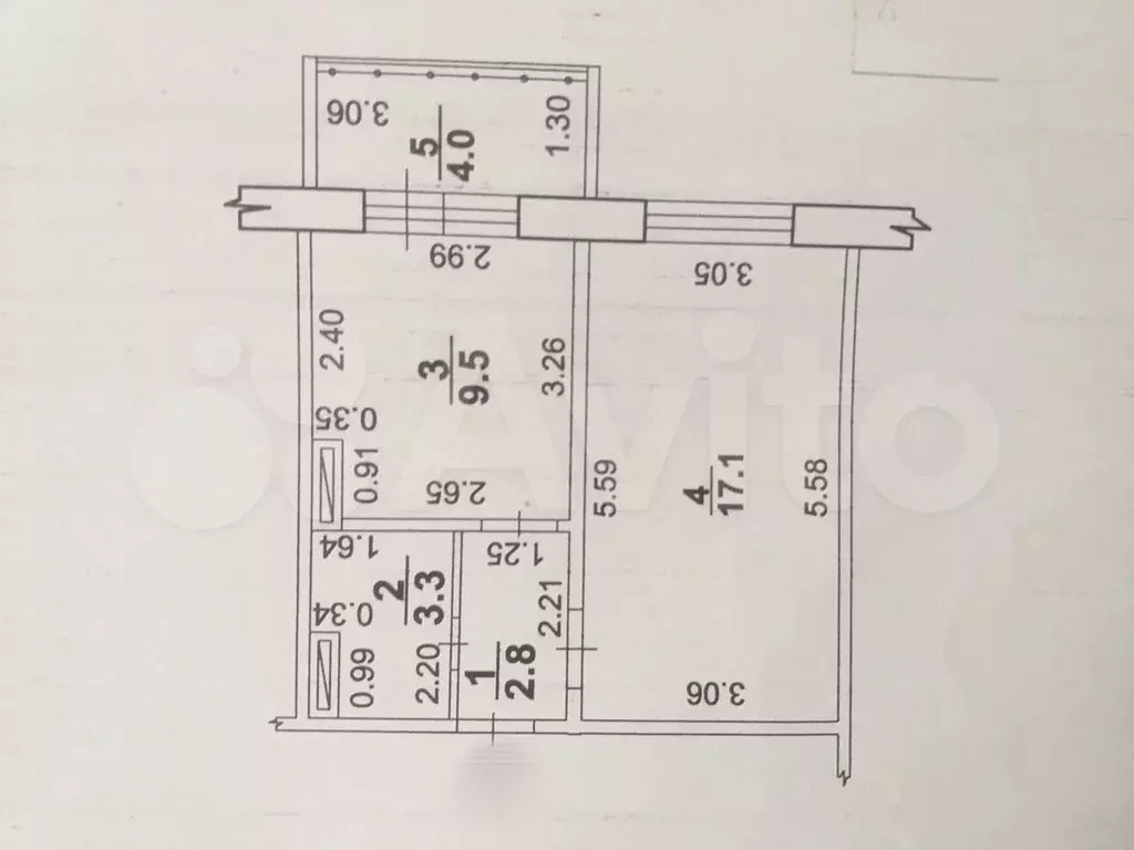 1-к. квартира, 34,7 м, 8/10 эт. - Фото 0