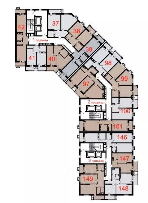 2-к кв. Ставропольский край, Пятигорск Скачки мкр,  (63.95 м) - Фото 1