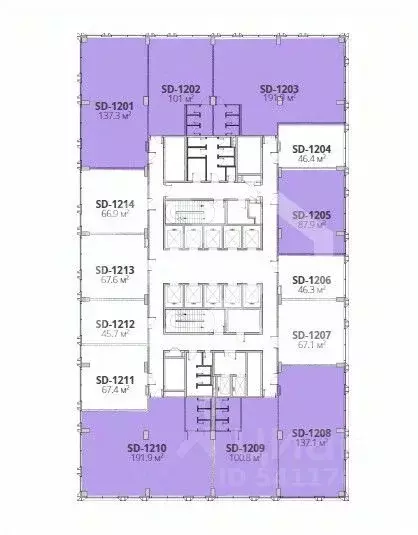 Помещение свободного назначения в Москва Дмитровский проезд, вл1Г (137 ... - Фото 2