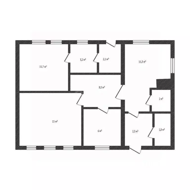 Дом в Белгородская область, Валуйки ул. Титова, 2 (64 м) - Фото 2