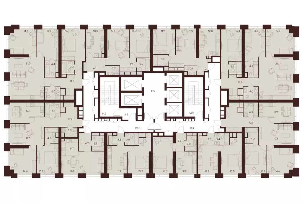 3-к кв. Москва ул. Куусинена, вл21 (80.3 м) - Фото 2