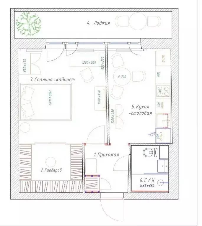 1-к кв. Москва Скаковая ул., 34К3 (34.5 м) - Фото 1
