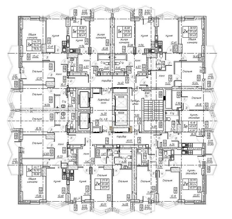 2-к кв. Воронежская область, Воронеж ул. Ворошилова, 10/1 (60.31 м) - Фото 1