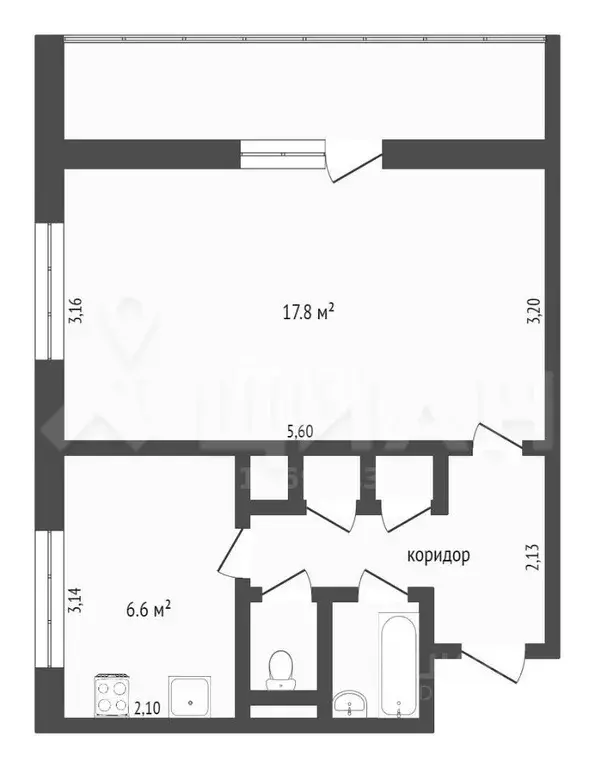 1-к кв. Москва Костромская ул., 10 (32.6 м) - Фото 2