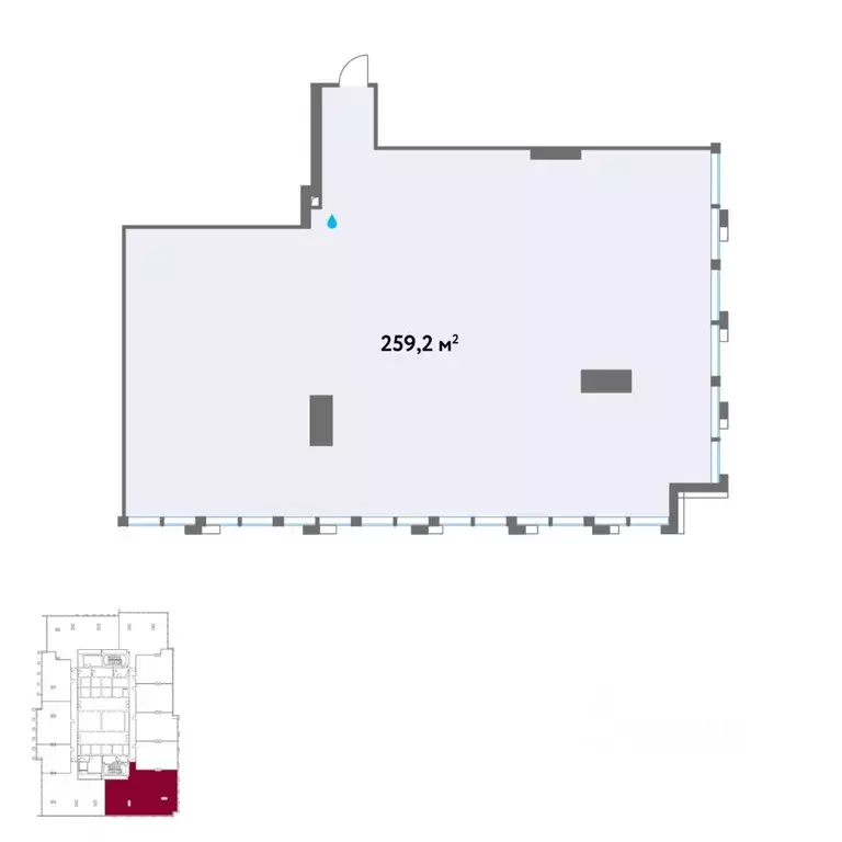 Офис в Москва Кинематографический кв-л,  (259 м) - Фото 2