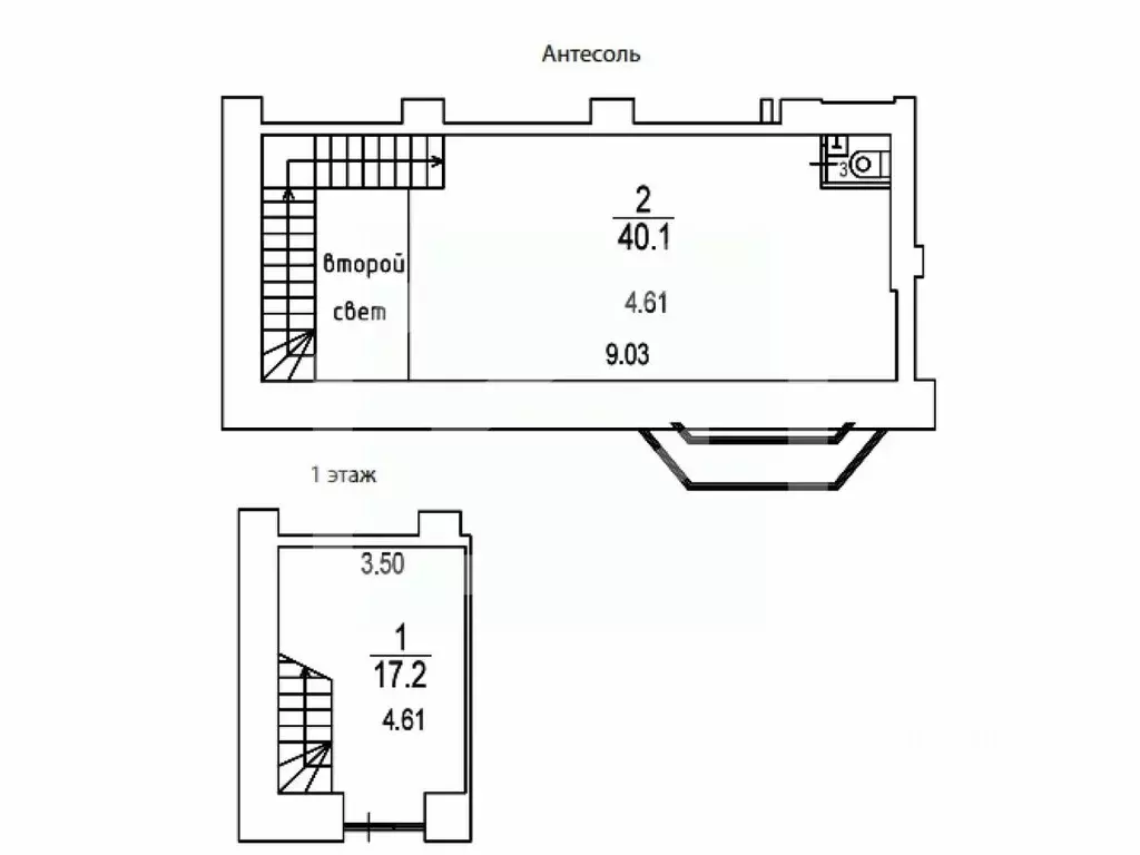 Помещение свободного назначения в Москва Тверская ул., 19 (58 м) - Фото 2