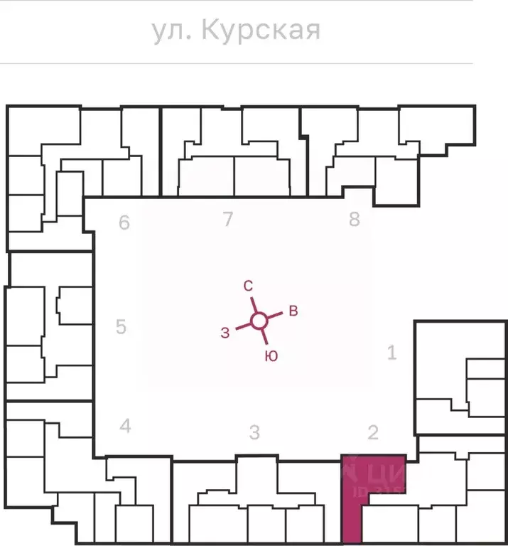 3-к кв. Санкт-Петербург Курская ул., 27 (90.33 м) - Фото 1