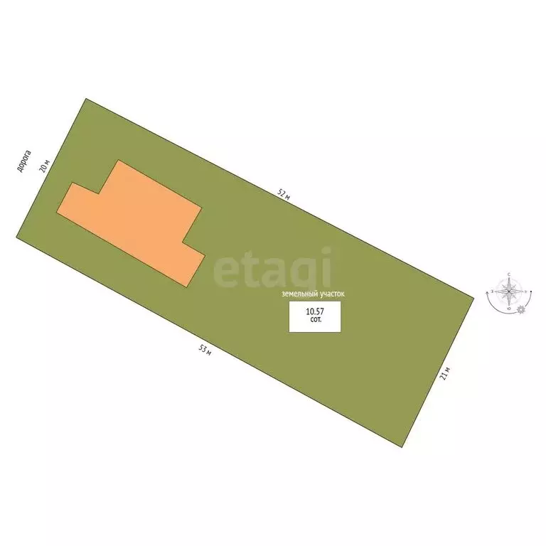 Дом в Межводное, улица 70 лет Октября (109.4 м) - Фото 1