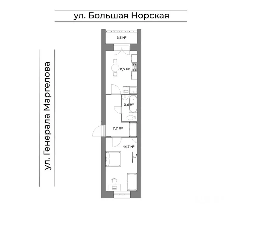 1-к кв. Ярославская область, Ярославль Северный жилрайон, 15-й мкр, ... - Фото 1