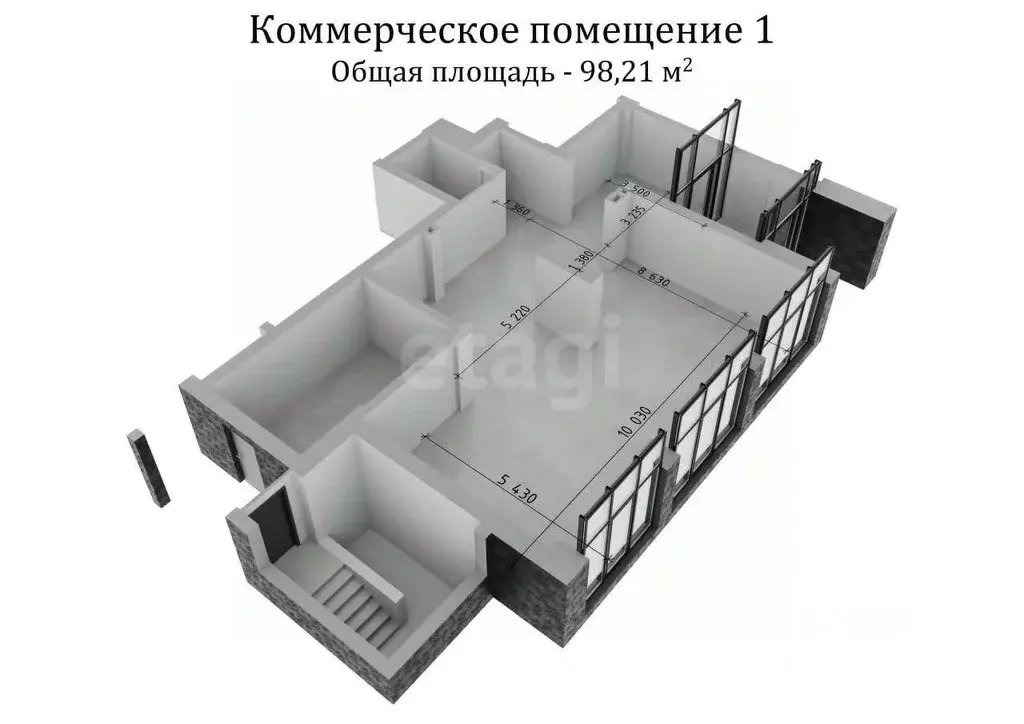 Помещение свободного назначения в Брянская область, Брянск Школьный ... - Фото 2
