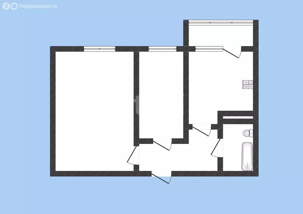 2-комнатная квартира: Черкесск, Кавказская улица, 92В/3 (62.6 м) - Фото 1
