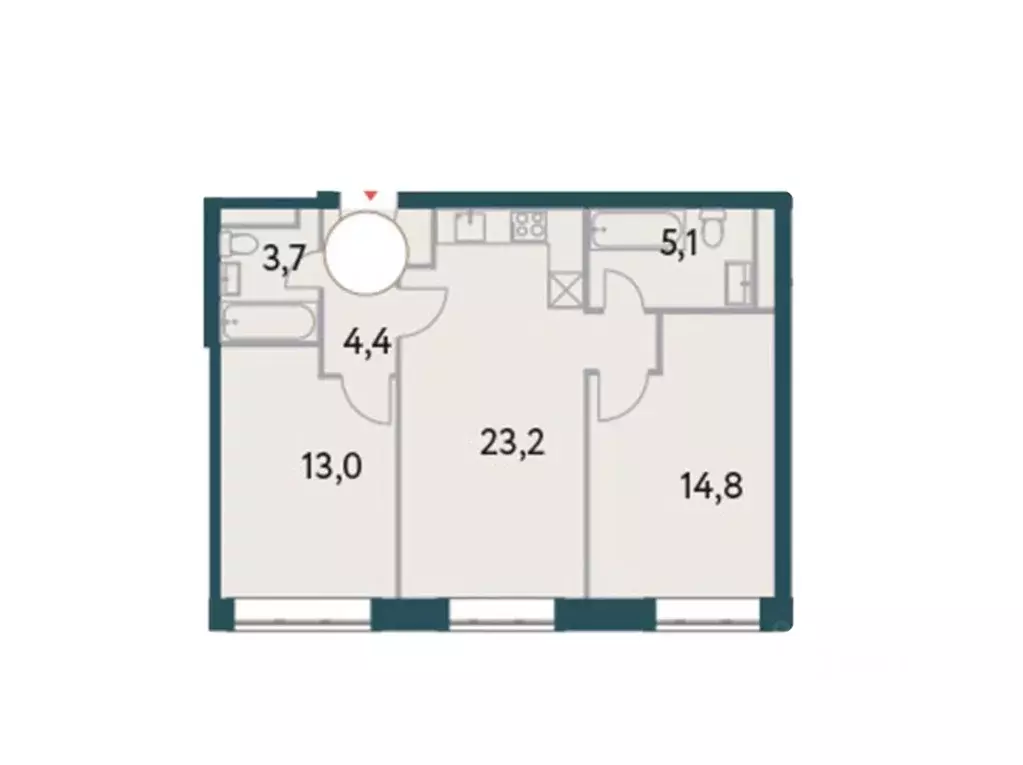 3-к кв. Москва Винницкая ул., 8к1 (64.2 м) - Фото 1