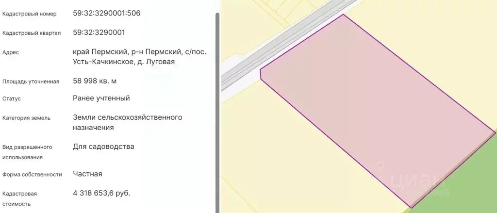 Участок в Пермский край, Пермский муниципальный округ, пос. Красный ... - Фото 2