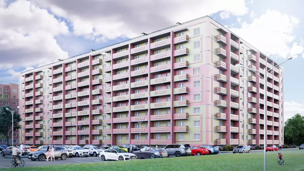 2-к. квартира, 69,4 м, 9/9 эт. - Фото 1