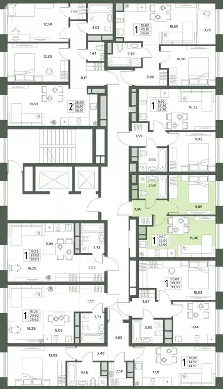 1-комнатная квартира: Московская область, Серпухов (32.69 м) - Фото 2