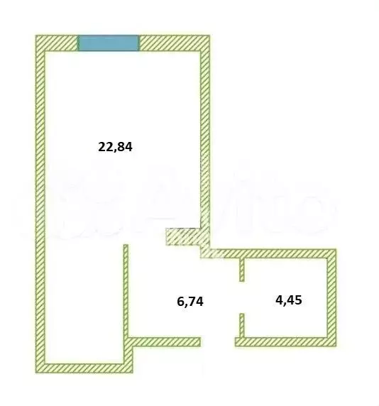 Квартира-студия, 34 м, 1/10 эт. - Фото 0