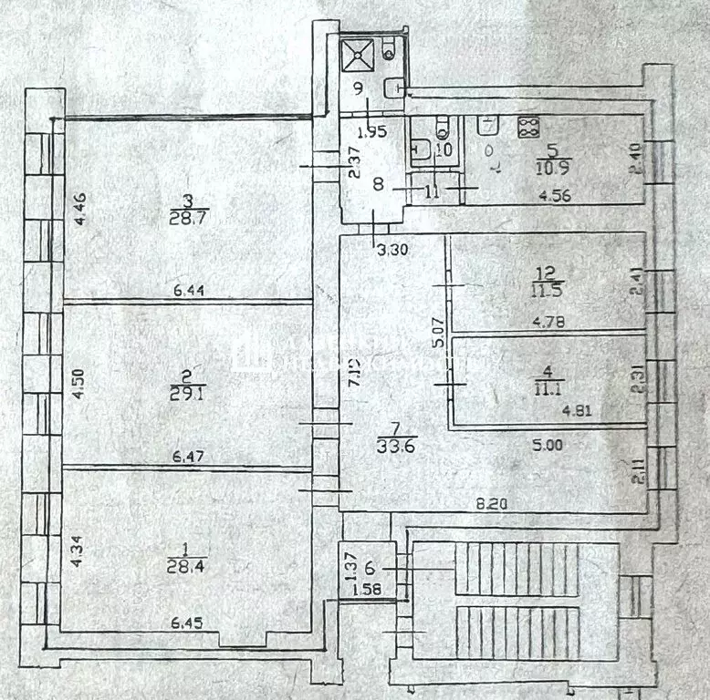 5-комнатная квартира: Санкт-Петербург, Невский проспект, 180/2 (166.7 ... - Фото 2