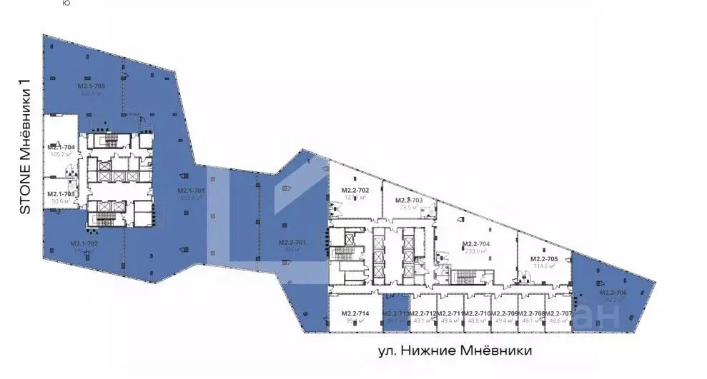 Офис в Москва ул. Нижние Мневники, 37АС17 (2160 м) - Фото 2
