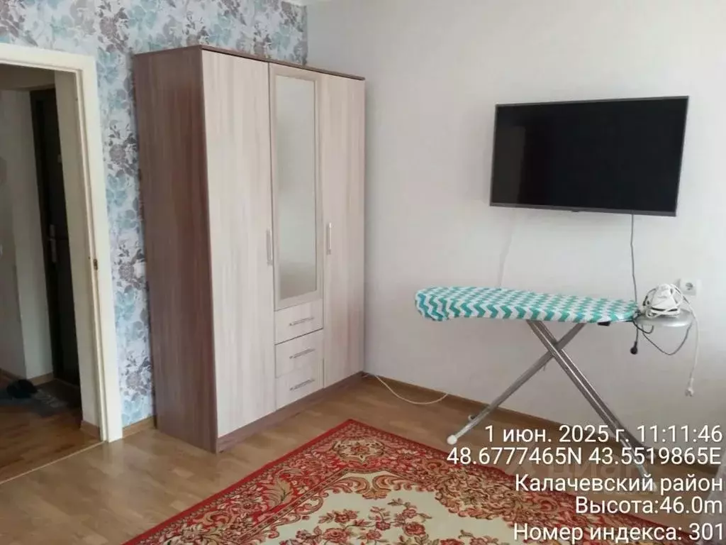 1-к кв. Волгоградская область, Калач-на-Дону Октябрьская ул., 309 ... - Фото 1