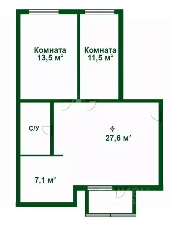 3-к кв. Московская область, Наро-Фоминский городской округ, Селятино ... - Фото 2