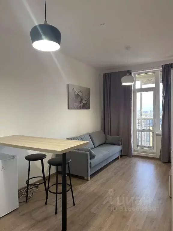 Студия Санкт-Петербург Новолитовская ул., 12 (25.0 м) - Фото 0