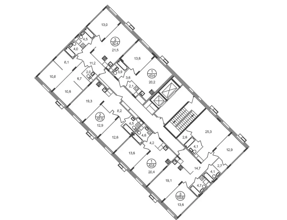 3-к кв. Московская область, Одинцовский городской округ, Заречье пгт ... - Фото 2