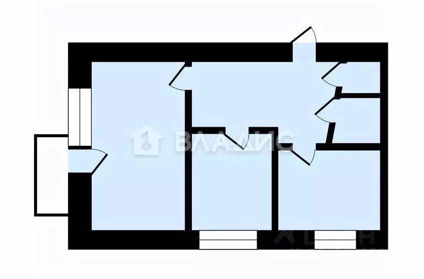 2-к кв. Владимирская область, Владимир ул. Батурина, 37 (48.7 м) - Фото 2