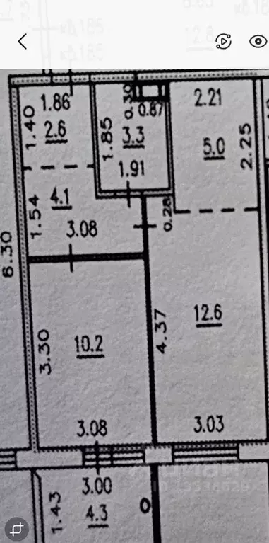 1-к кв. Карелия, Петрозаводск бул. Интернационалистов, 8 (42.16 м) - Фото 2