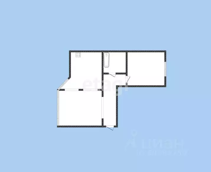 2-к кв. Карачаево-Черкесия, Черкесск Октябрьская ул., 378 (69.2 м) - Фото 1