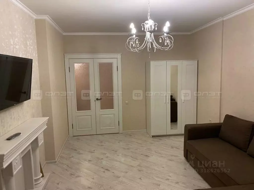 1-к кв. Татарстан, Казань ул. Баки Урманче, 1 (40.0 м) - Фото 1