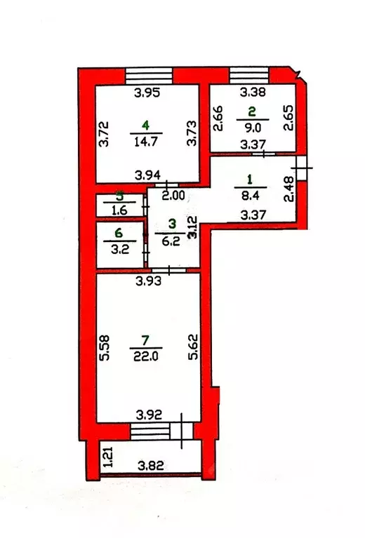 2-к кв. Орловская область, Орел Кромская ул., 10 (65.1 м) - Фото 1