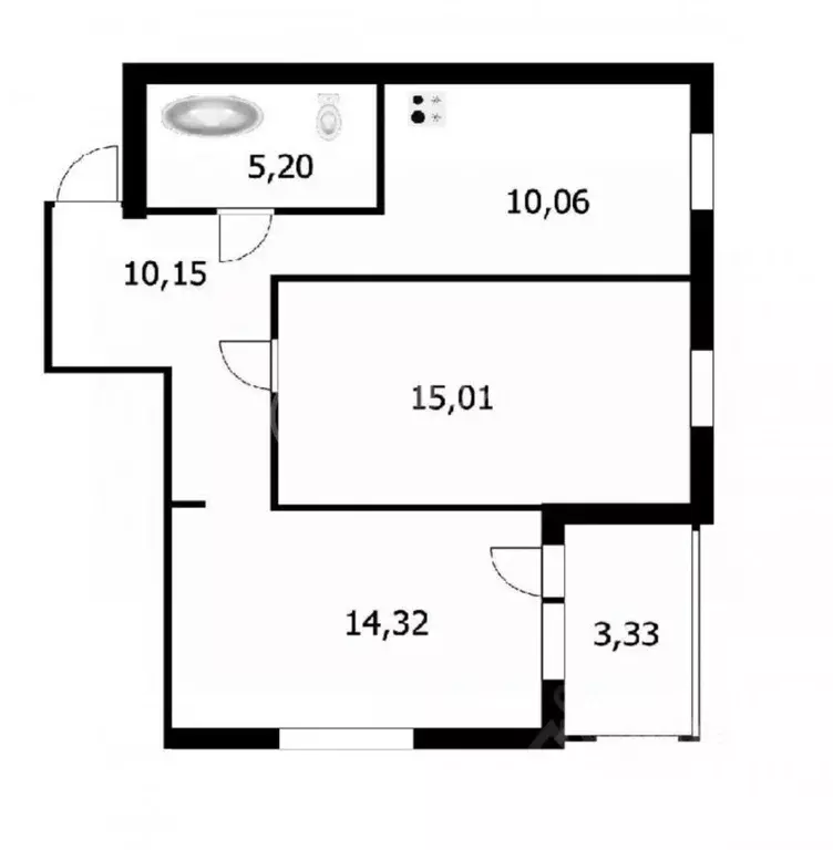 2-к кв. Новосибирская область, Новосибирск ул. Кирова, 11 (58.0 м) - Фото 1