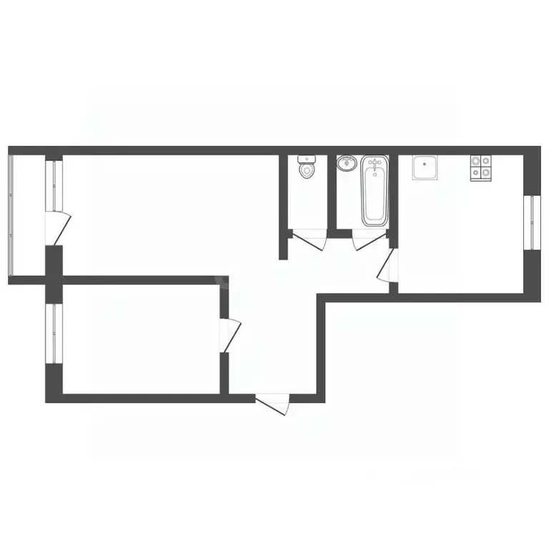 2-к кв. Тульская область, Богородицк ул. Володарского, 22 (51.0 м) - Фото 2