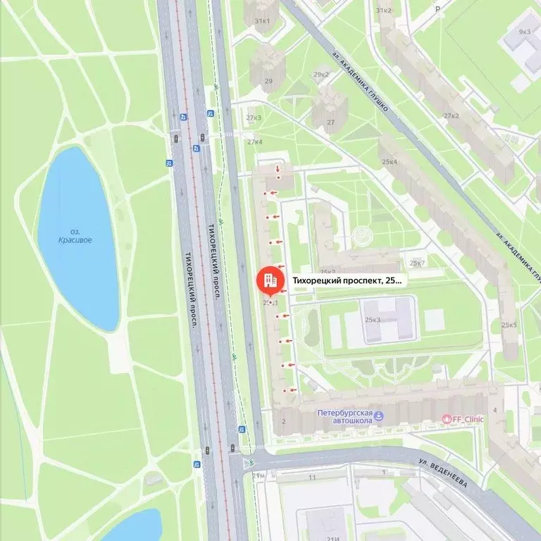 2-к кв. Санкт-Петербург Тихорецкий просп., 25К1 (45.3 м) - Фото 2