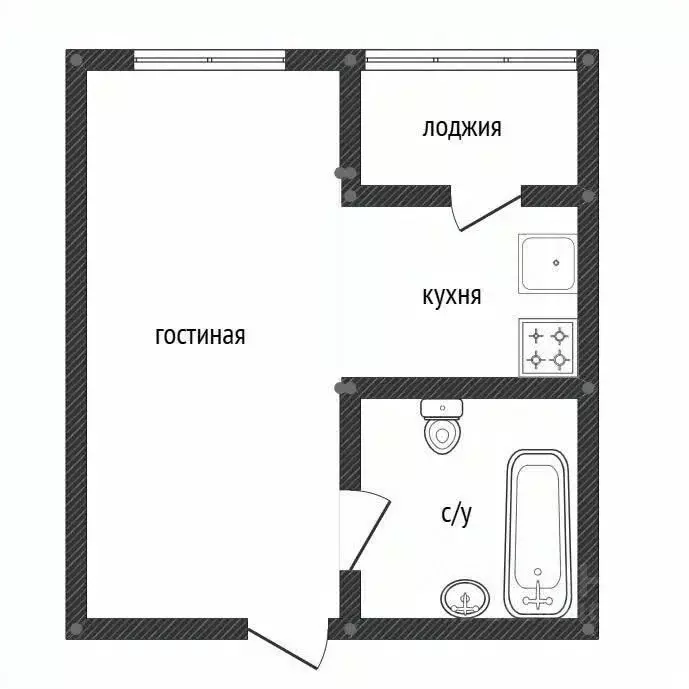 Студия Башкортостан, Уфа Коммунистическая ул., 109 (32.4 м) - Фото 2