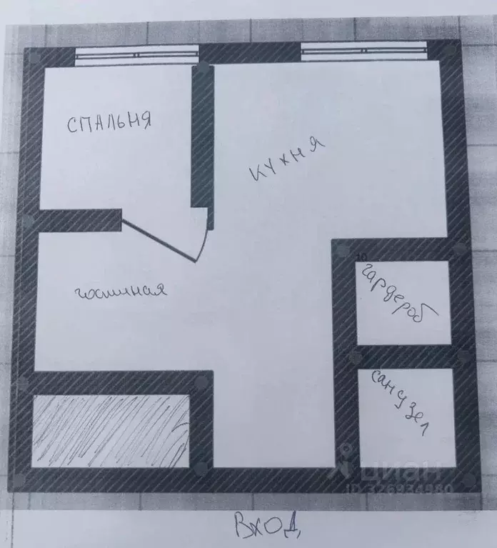 1-к кв. Краснодарский край, Краснодар ул. Имени Дмитрия Благоева, 29к2 ... - Фото 2