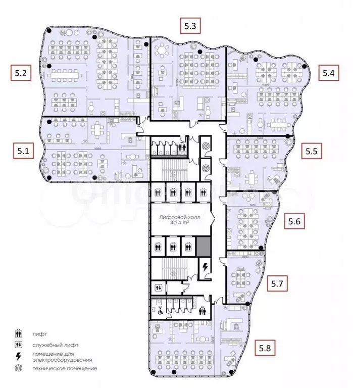 Офис 119.3 кв.м - Фото 0