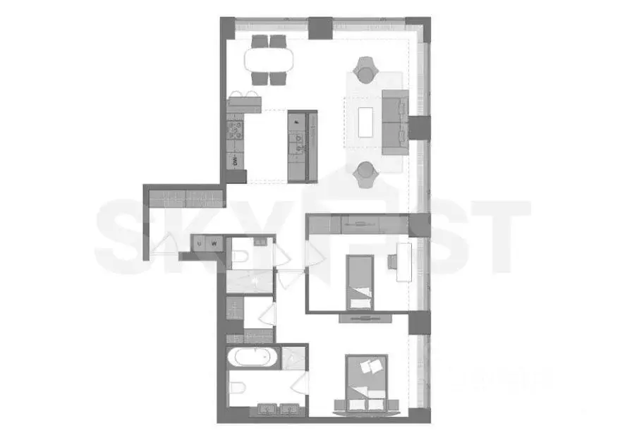 3-к кв. Москва Ленинградский просп., 37/6 (94.0 м) - Фото 1