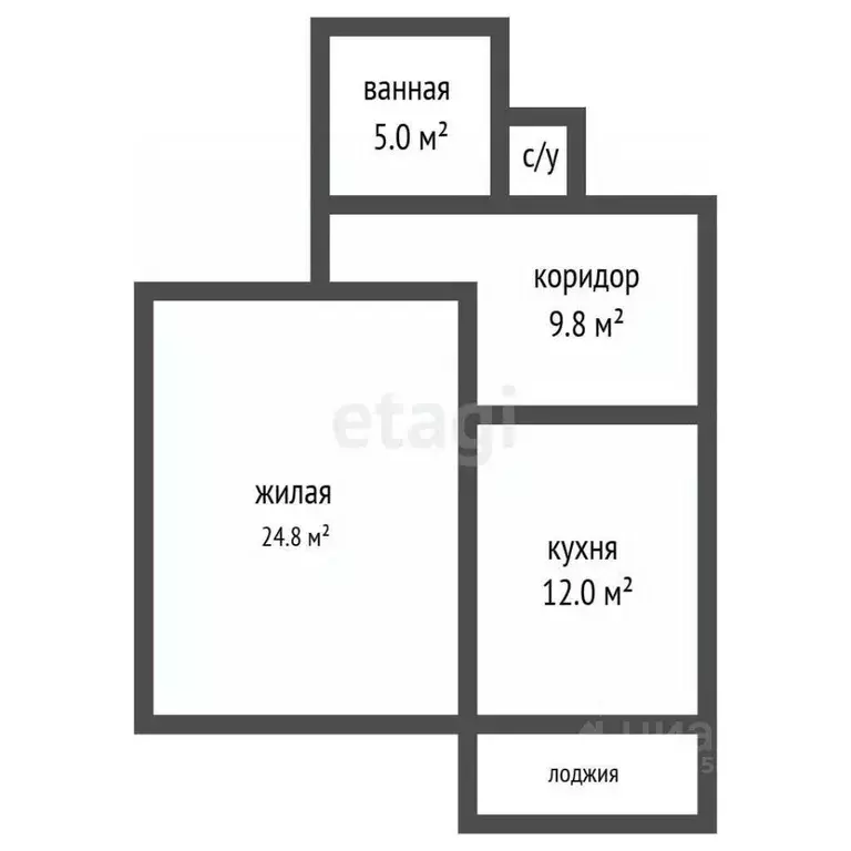 1-к кв. Ямало-Ненецкий АО, Салехард ул. Губкина, 1 (54.3 м) - Фото 2