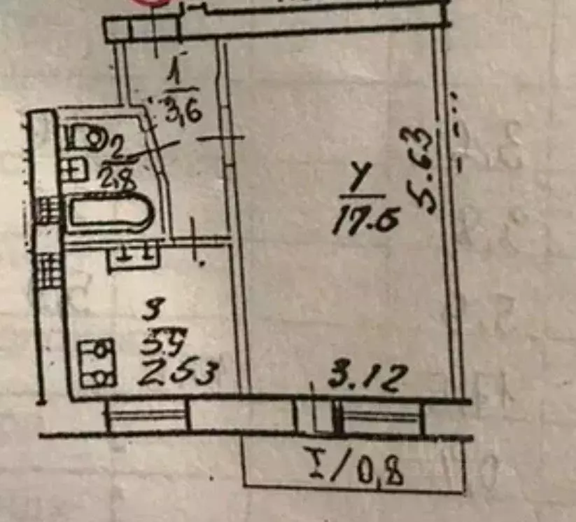 1-к кв. Краснодарский край, Анапа Крымская ул., 179 (35.0 м) - Фото 2