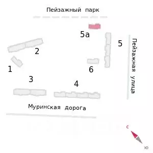 Студия Санкт-Петербург ул. Пейзажная, 23 (19.9 м) - Фото 1