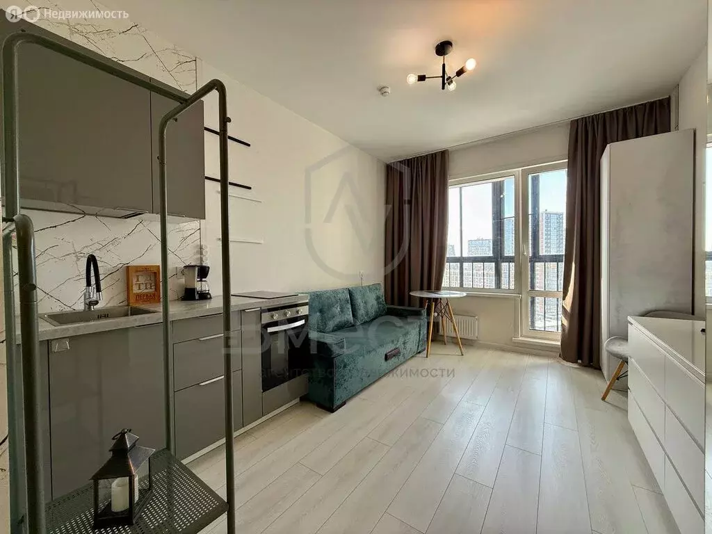 Квартира-студия: Новосибирск, улица Ясный Берег, 25 (24.3 м) - Фото 1