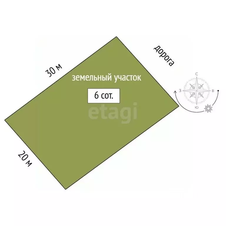 Участок в Ростовская область, Аксайский район, Ольгинское с/пос, ... - Фото 2