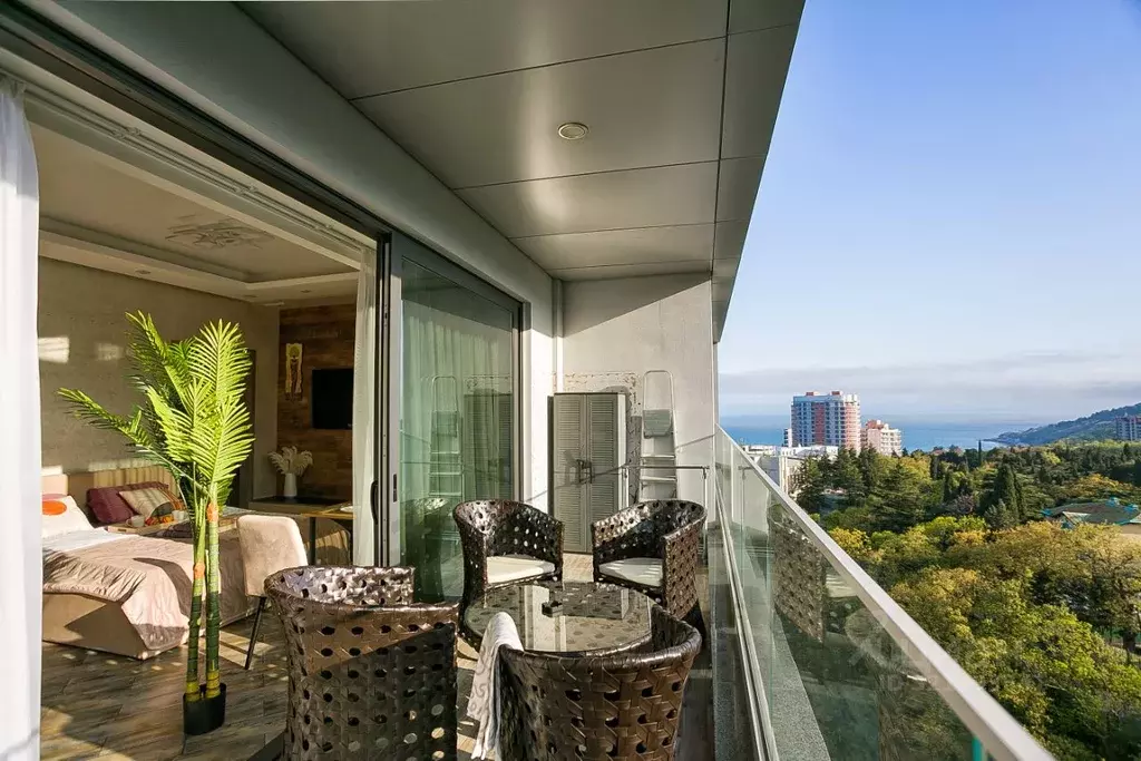 Студия Крым, Ялта проезд Парковый, 6Б (45.0 м) - Фото 1