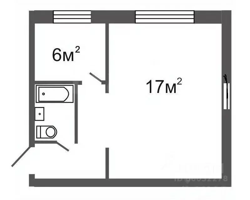 1-к кв. Челябинская область, Челябинск ул. Плеханова, 14 (32.4 м) - Фото 1