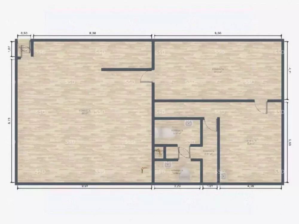 Торговая площадь в Москва Рязанский просп., 3Б (59 м) - Фото 2